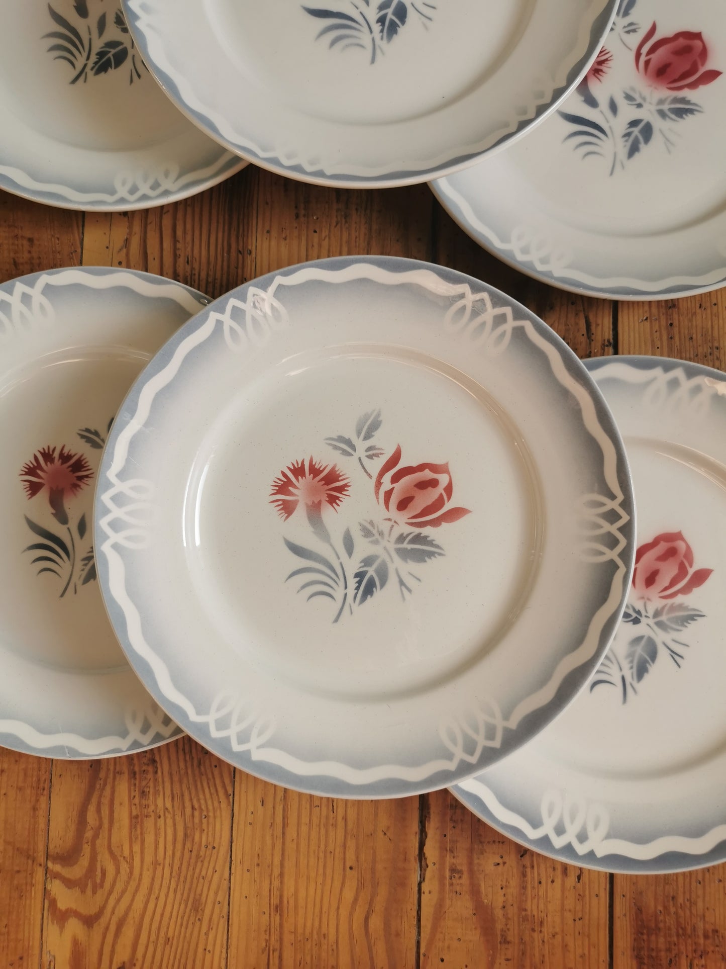 Assiettes plates Moulin des Loups