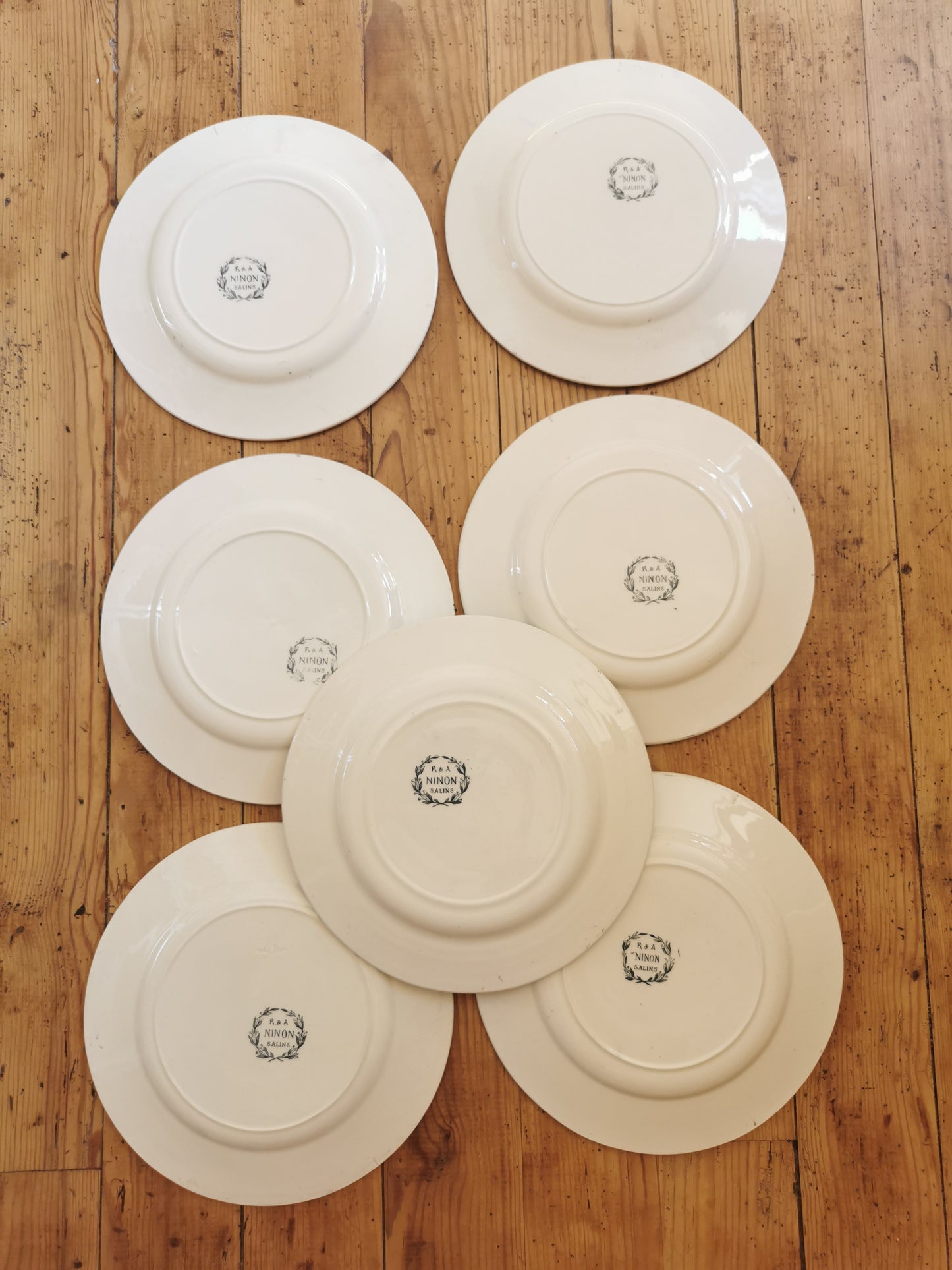 Assiettes plates Salins, Ninon