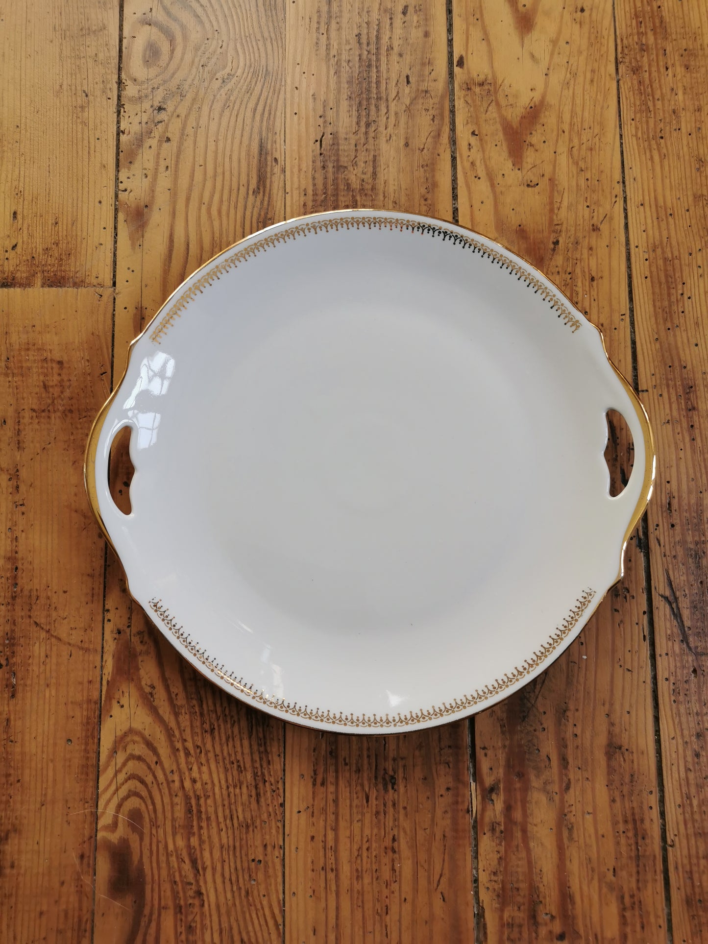 Plat à gâteaux porcelaine CNP