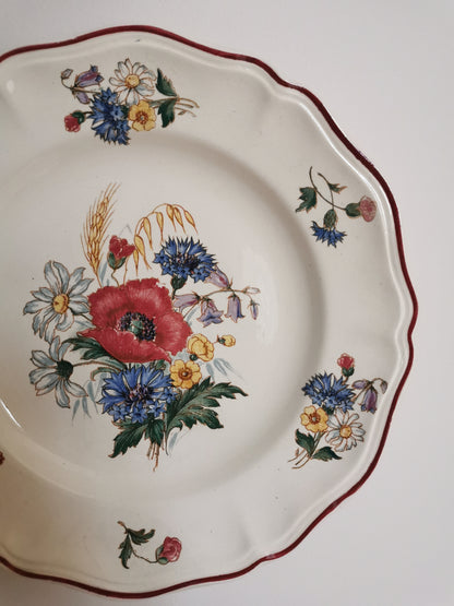 Assiettes plates Sarreguemines, Agreste