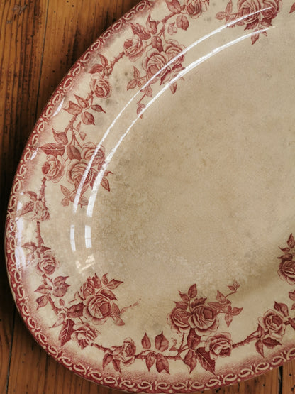 Plat ovale ancien H.B & Cie, Paris
