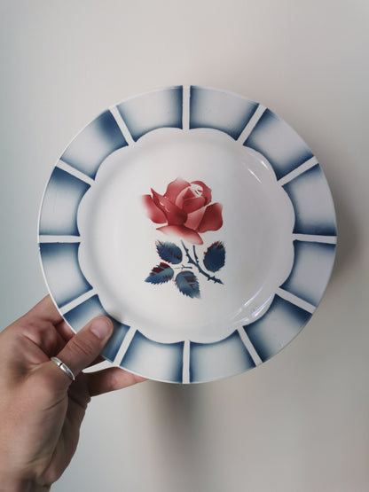 Assiettes à dessert Digoin, Dauphin