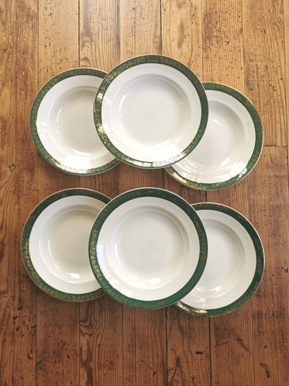 Assiettes creuses Digoin & Sarreguemines, Beryl