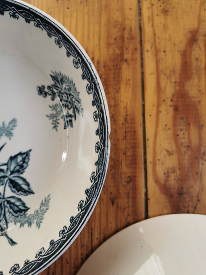 Assiettes calottes St Amand, Margot