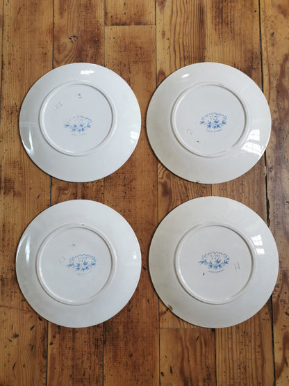 Assiettes U&C Sarreguemines, épine