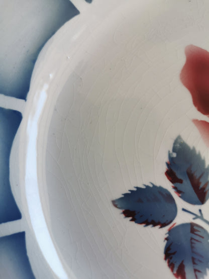 Assiettes à dessert Digoin, Dauphin