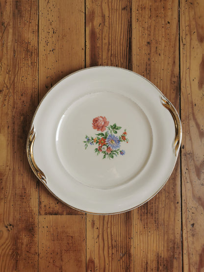 Plat à gâteaux Ceranord, fleuri