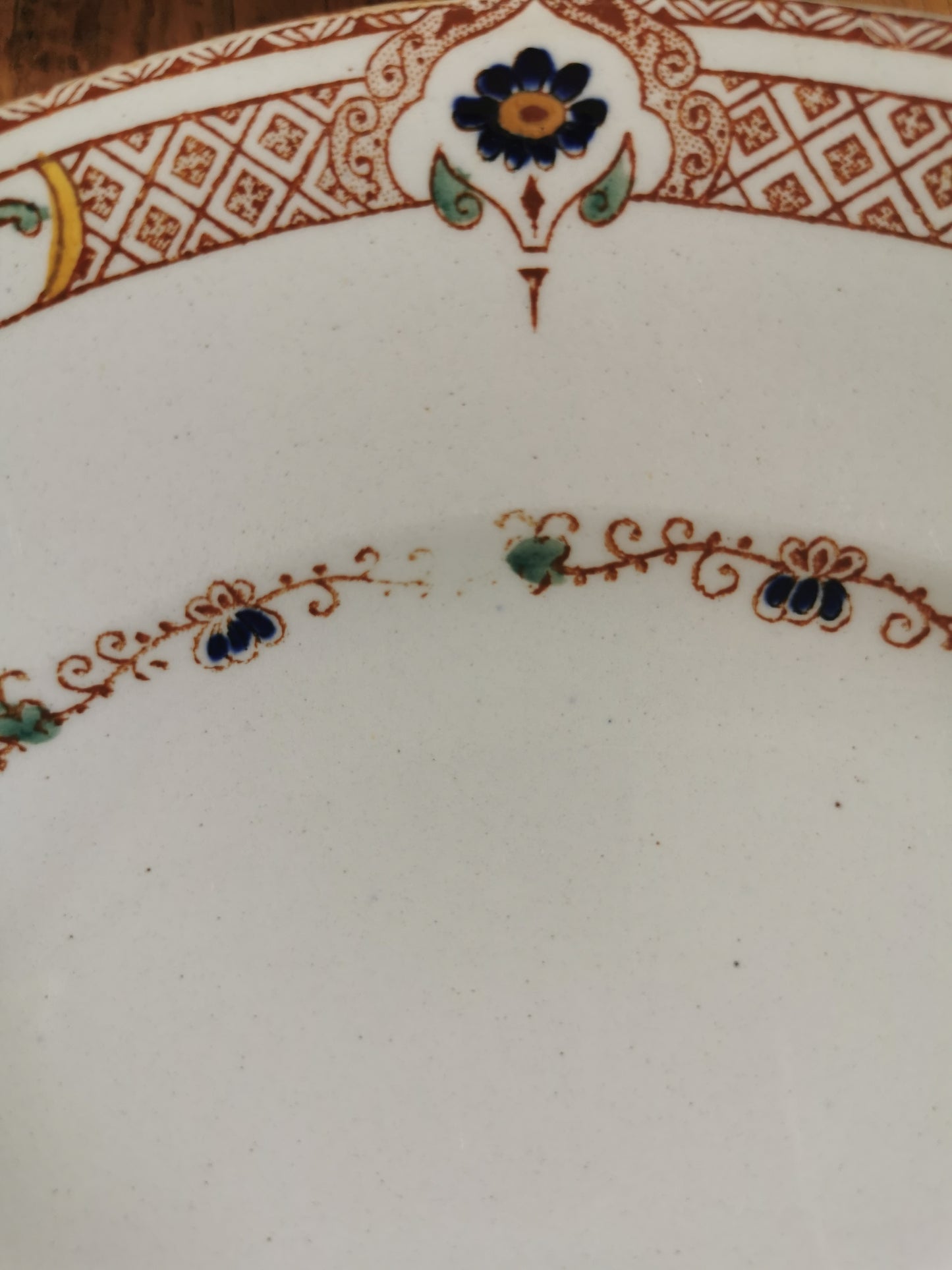 Assiettes plates Longwy, Delft