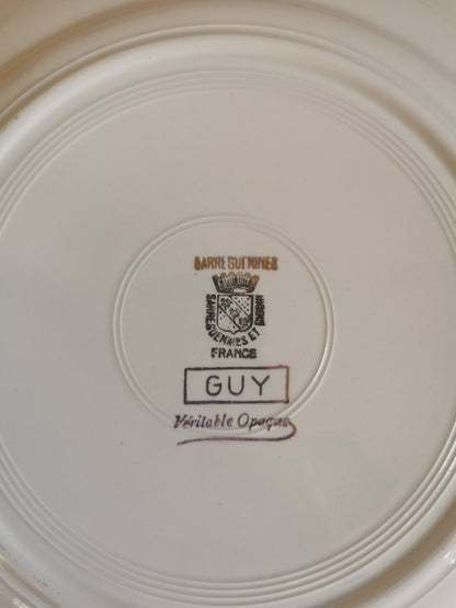 Assiettes plates dépareillées "Shabby Chic"