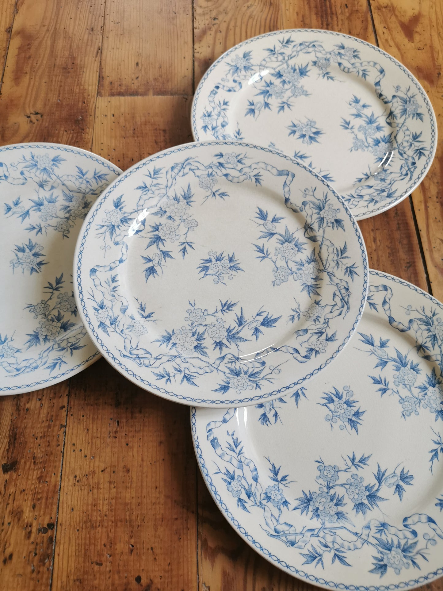 Assiettes U&C Sarreguemines, épine