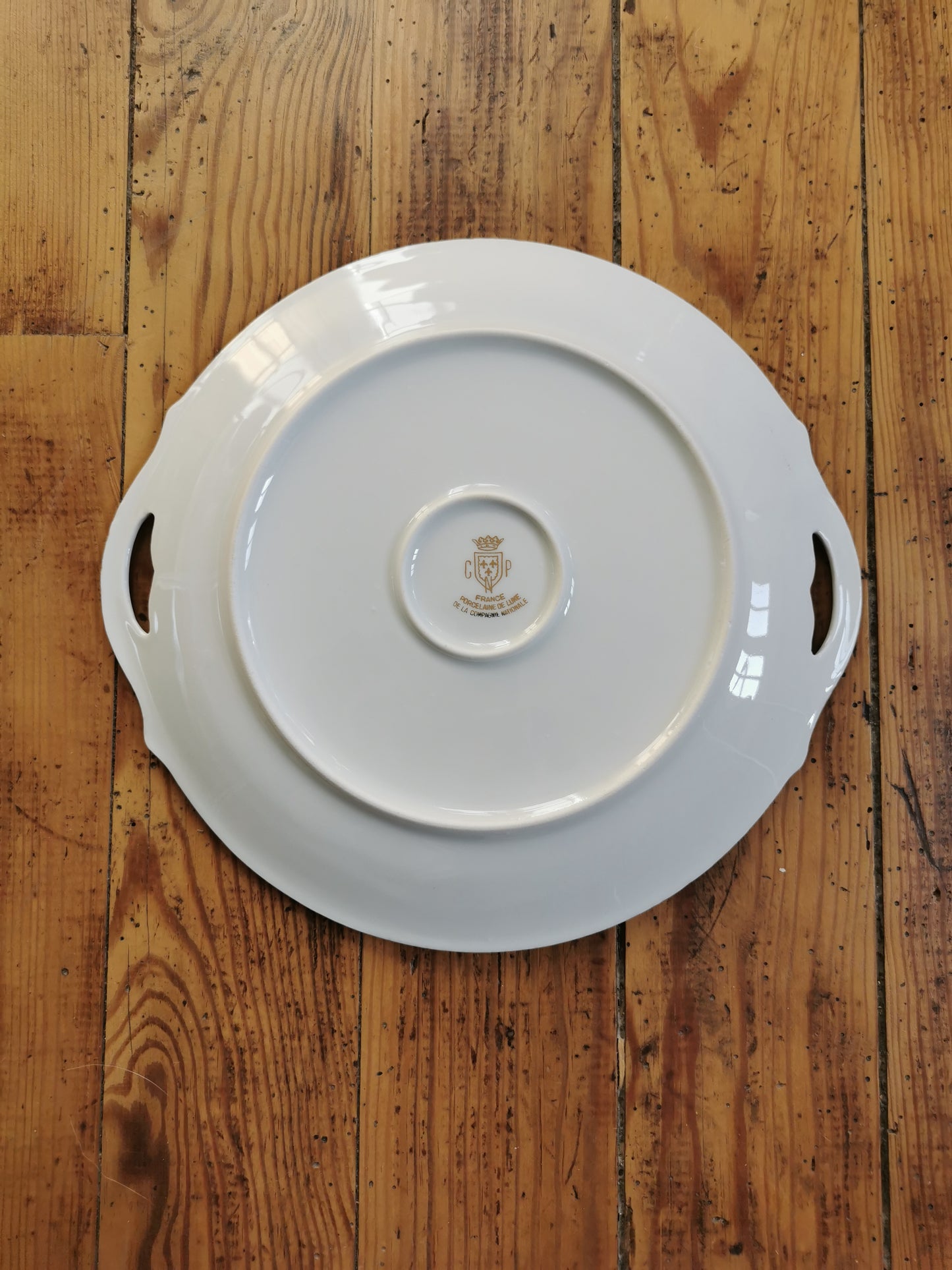 Plat à gâteaux porcelaine CNP