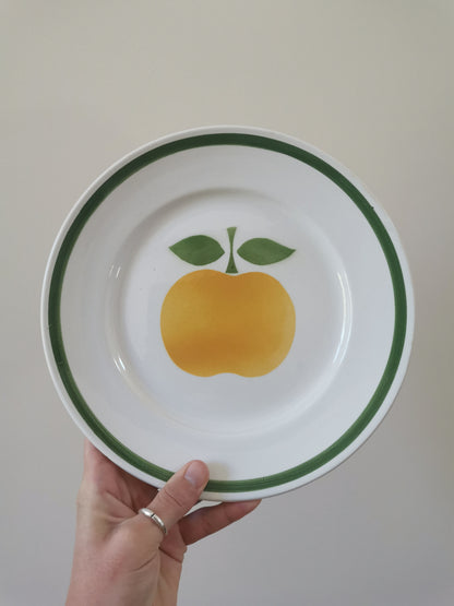 Assiette plate Moulin des Loups "Pomme"