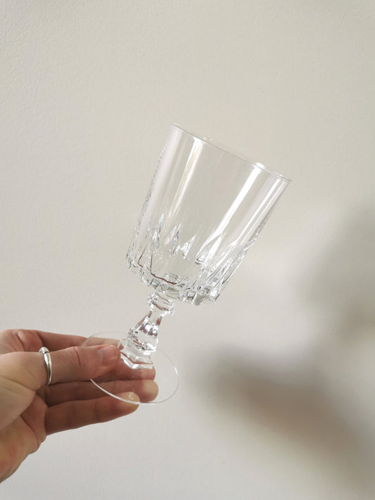 Verres à eau, cristal d'Arques