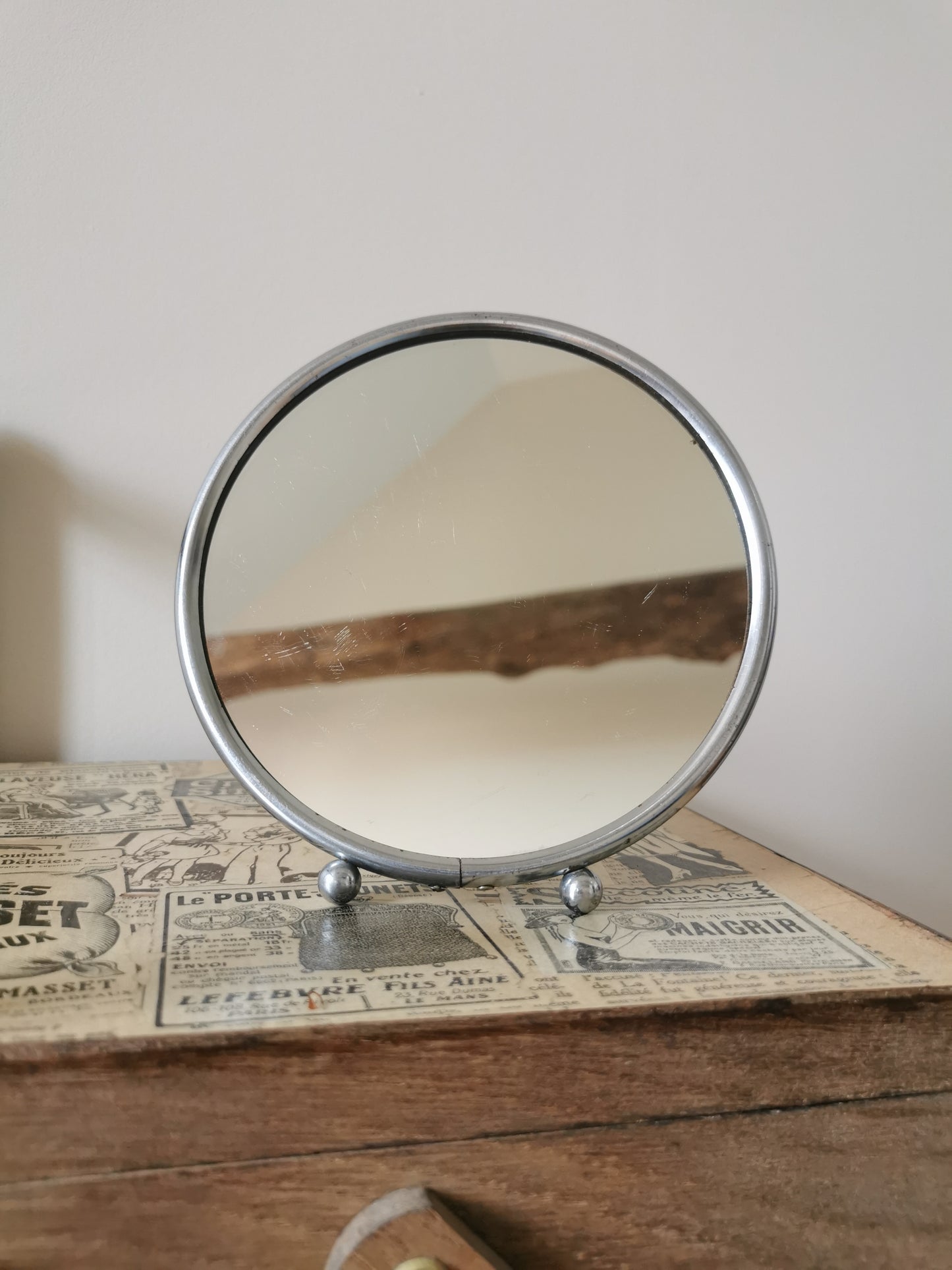 Miroir de barbier vintage