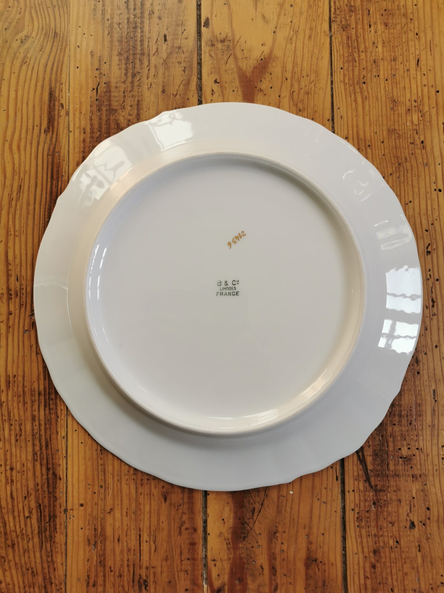 Plat à gâteaux porcelaine de Limoges