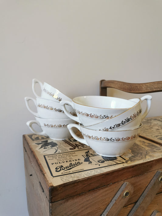 Grandes tasses vintage