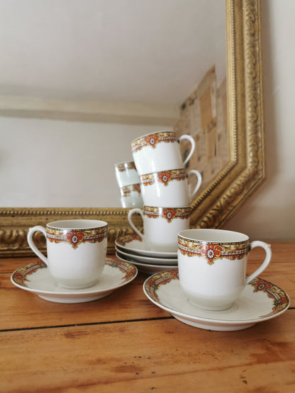 Tasses porcelaine de Limoges