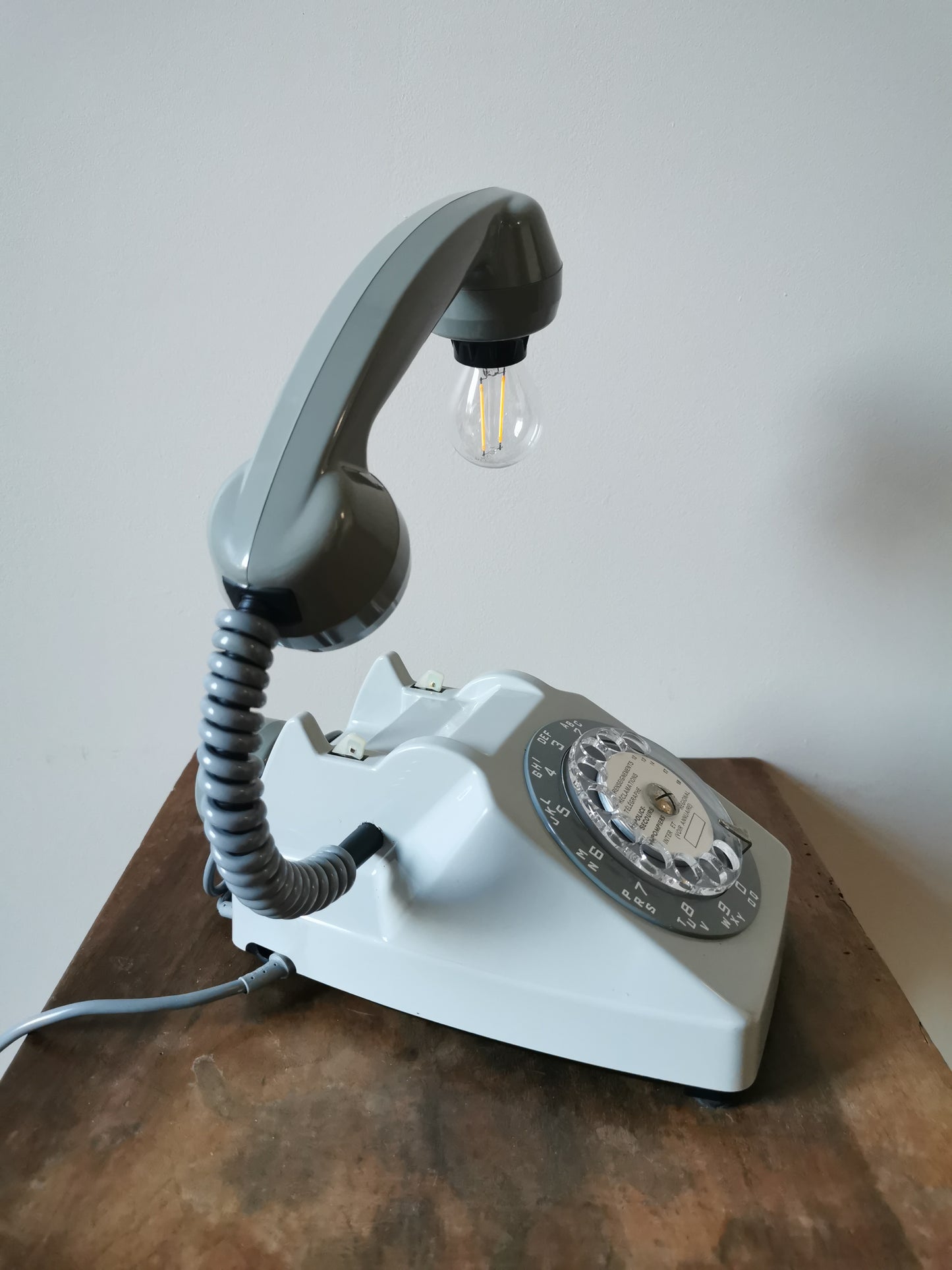 Lampe vintage BakéLight, grise