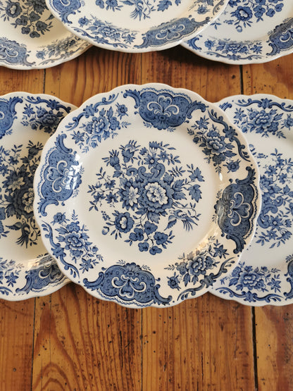 Assiettes à dessert vintage Ridgway, Windsor