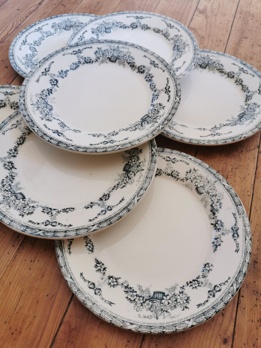 Assiettes plates Salins, Ninon