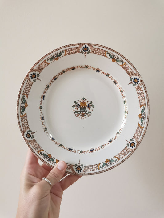 Assiettes plates Longwy, Delft