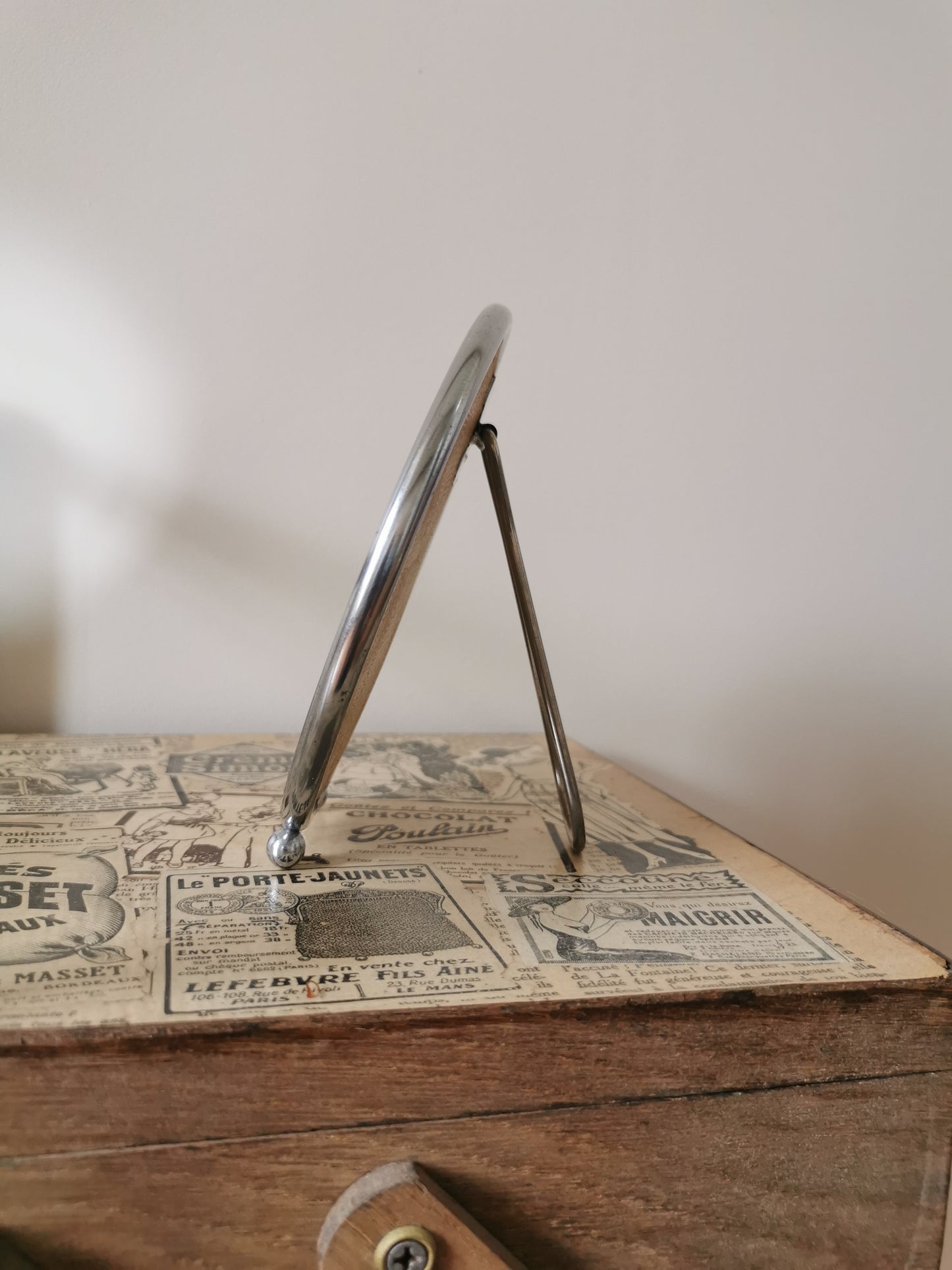 Miroir de barbier vintage