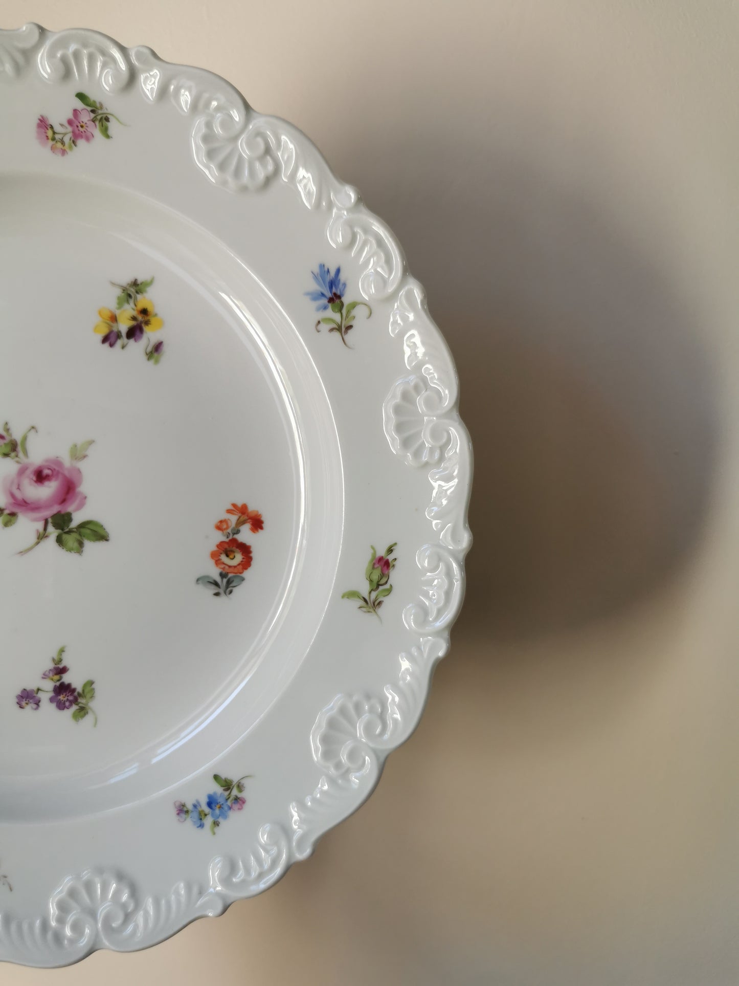 Assiette en porcelaine de Meissen