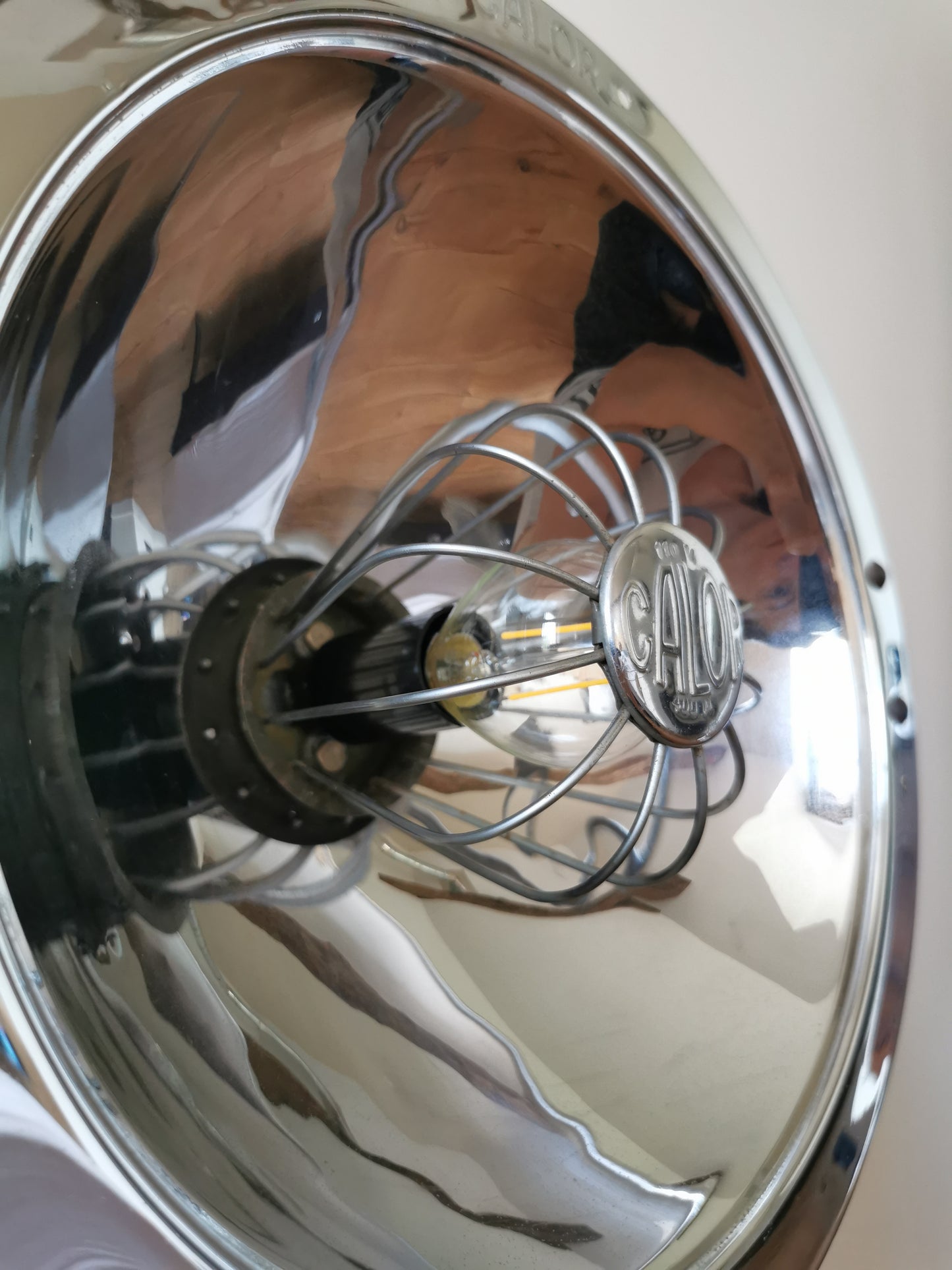 Lampe vintage Calor upcyclée