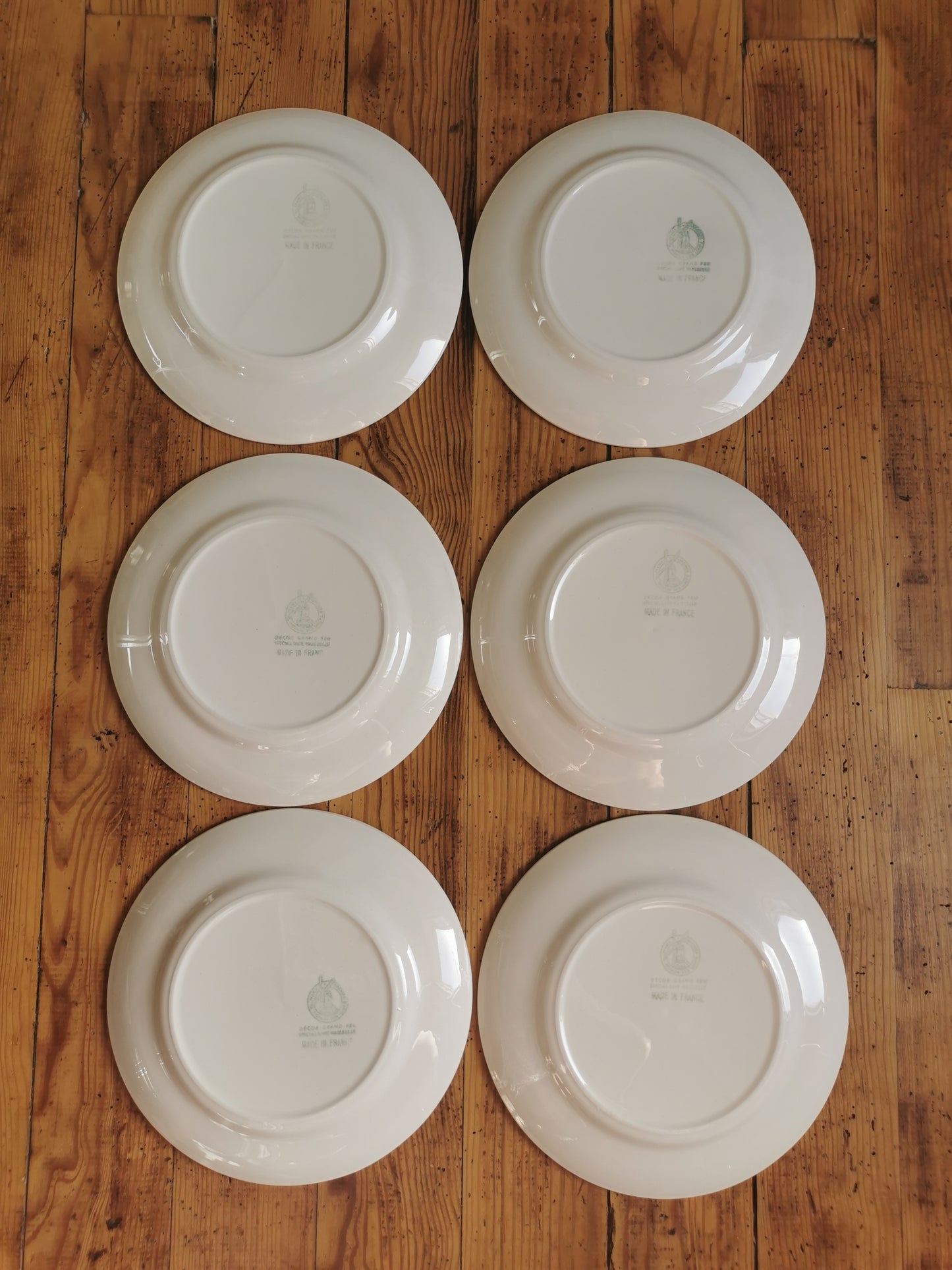 Assiettes plates Moulin des Loups