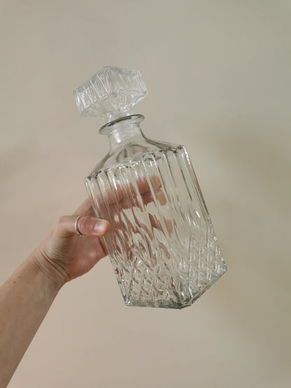 Carafe à whisky en verre