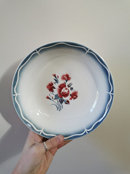 Assiettes calottes Digoin Nina Rosa