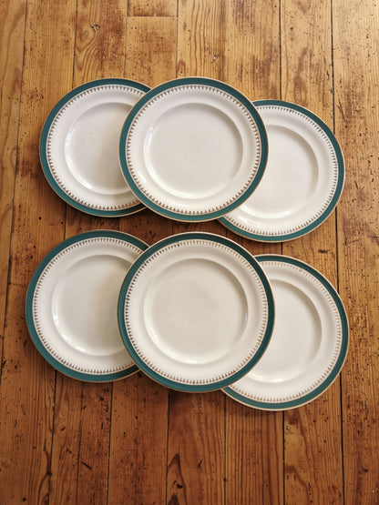 Assiettes plates vintage, Venise