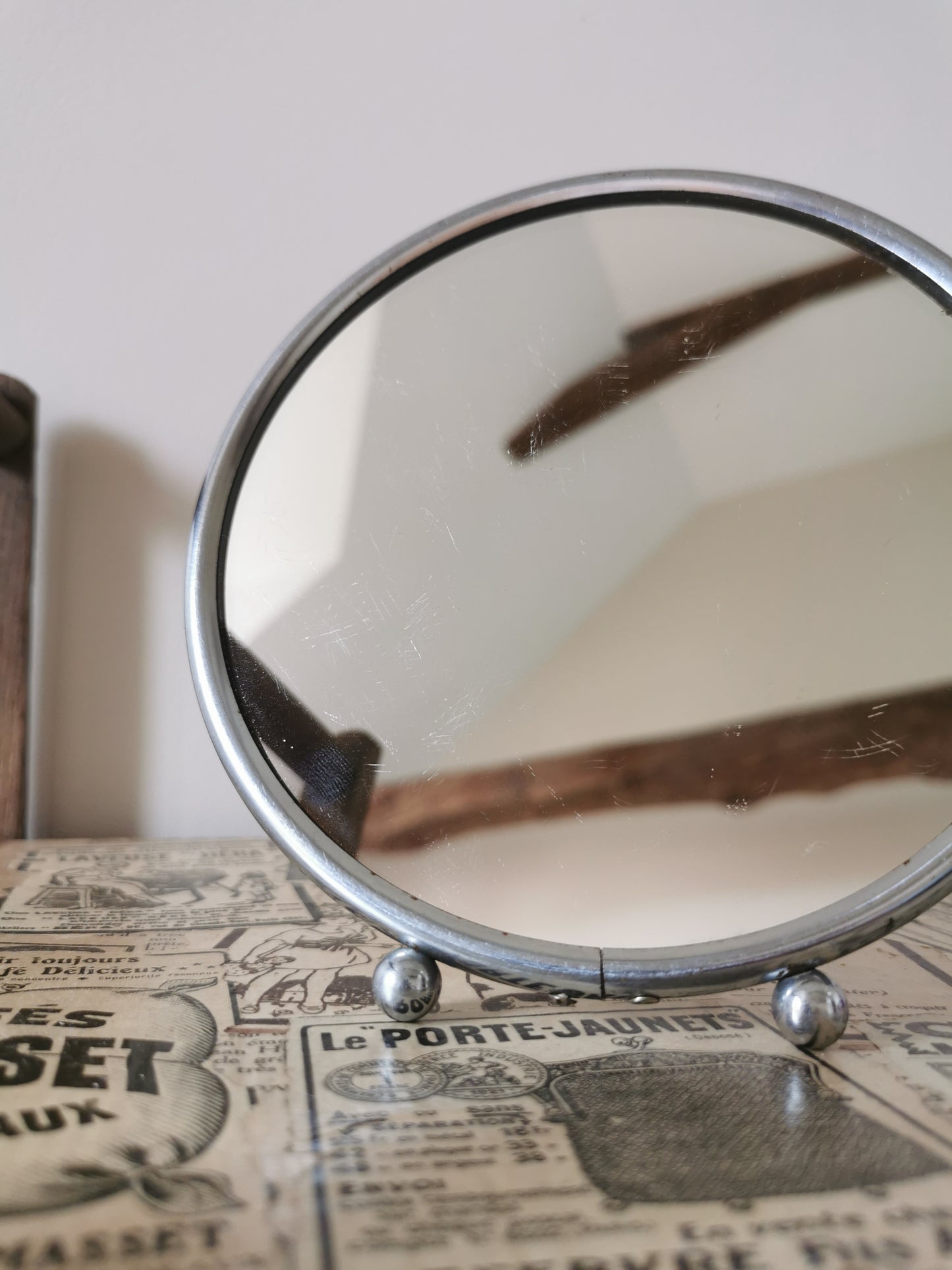 Miroir de barbier vintage