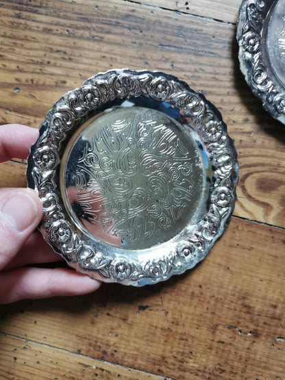 Dessous de verres métalliques