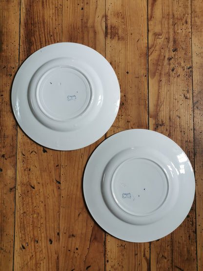 Assiettes plates Lunéville, Bordure