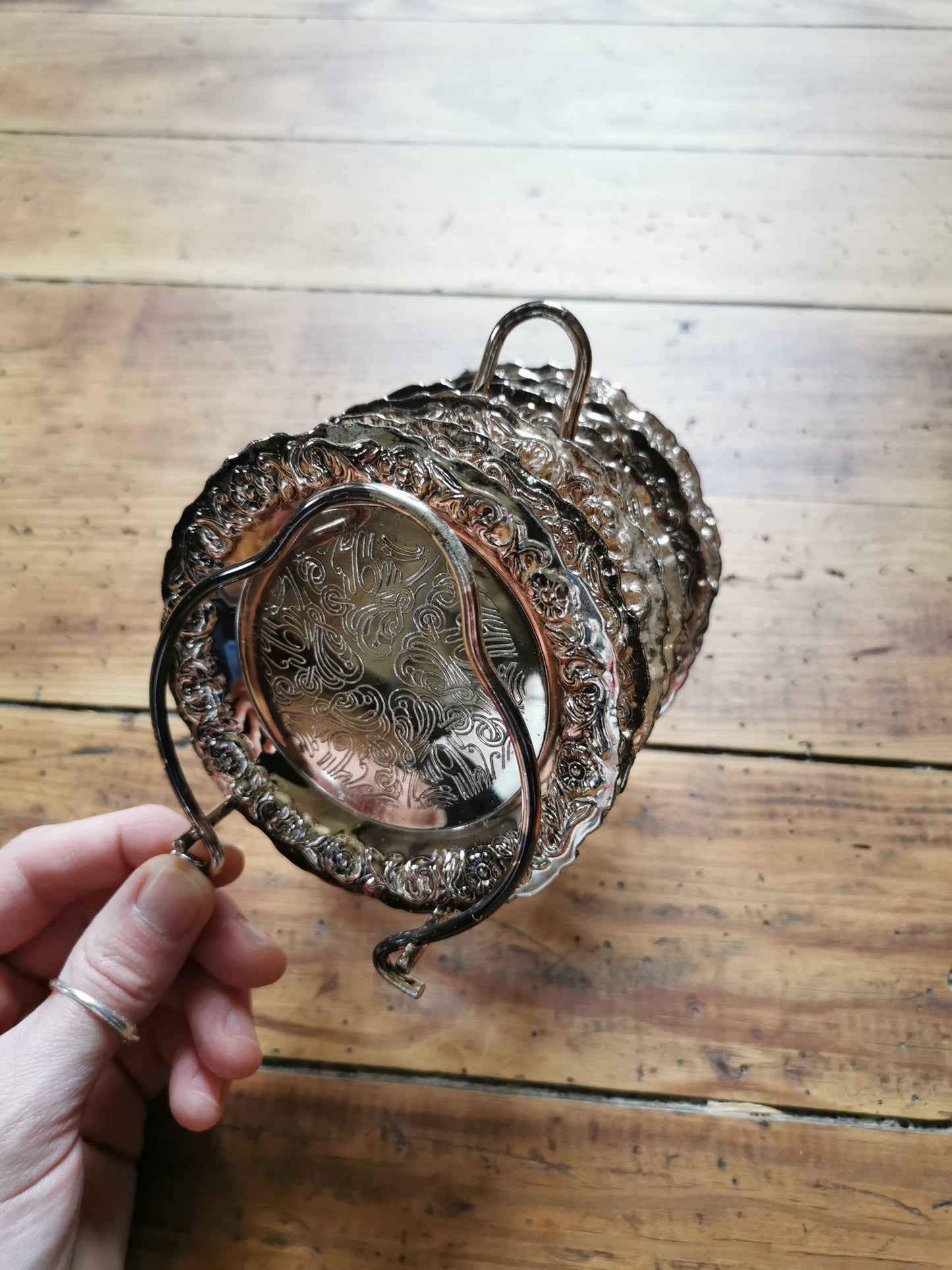Dessous de verres métalliques