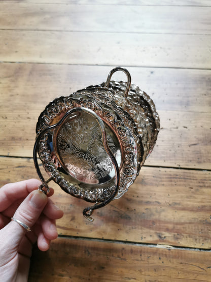 Dessous de verres métalliques