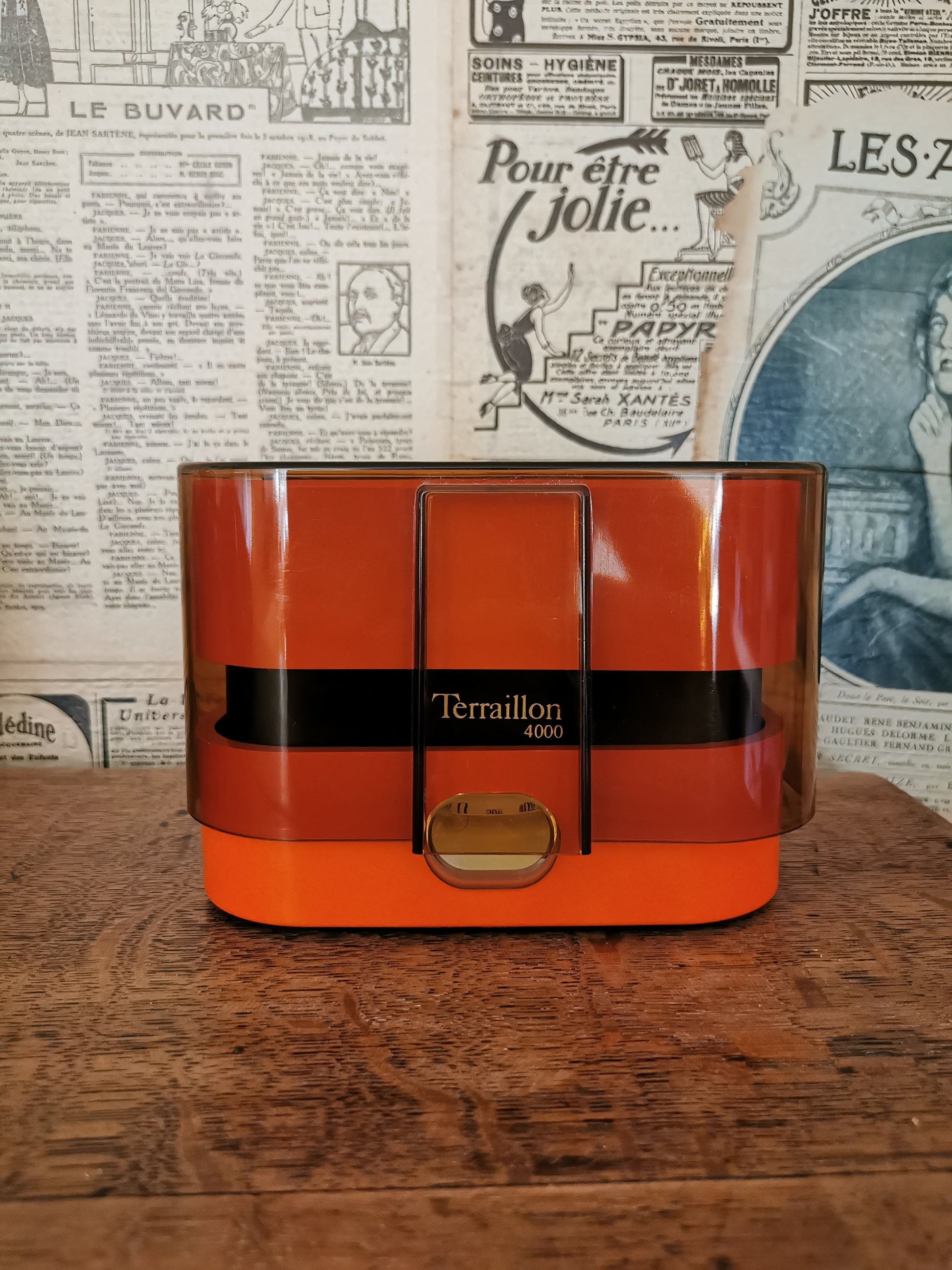 Balance alimentaire vintage Terraillon BA4000 orange 