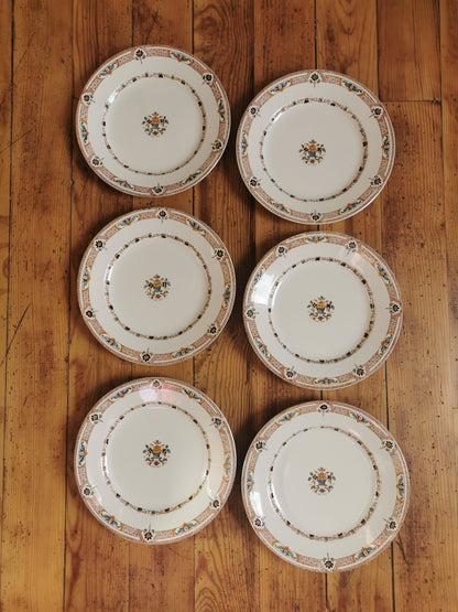 Assiettes plates Longwy, Delft