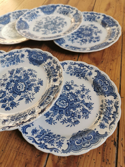 Assiettes à dessert vintage Ridgway, Windsor