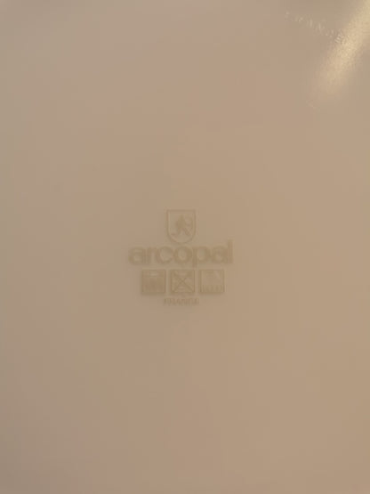 Plat rond Arcopal, Honorine