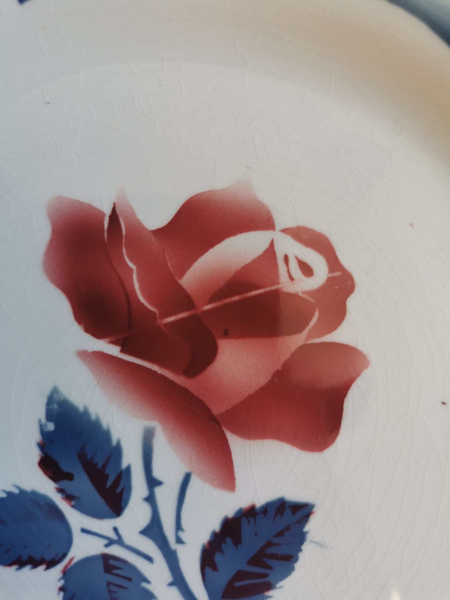 Assiettes à dessert Digoin, Dauphin