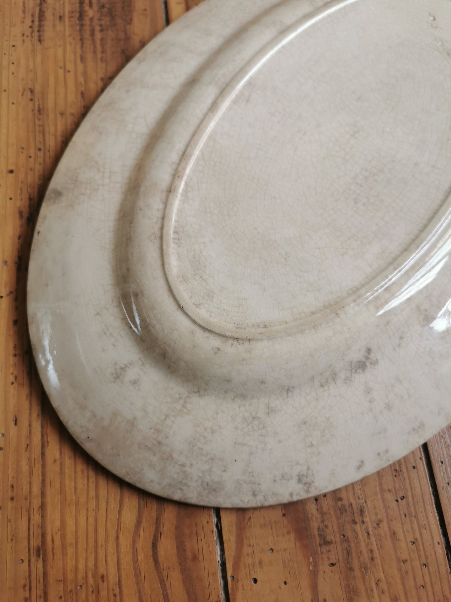 Plat ovale ancien H.B & Cie, Paris