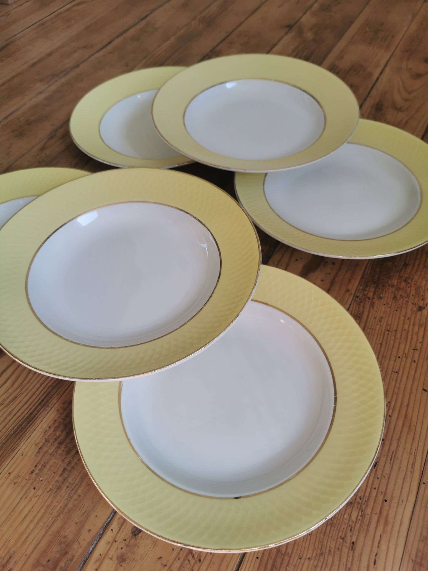 Assiettes creuses Moulin des Loups jaunes