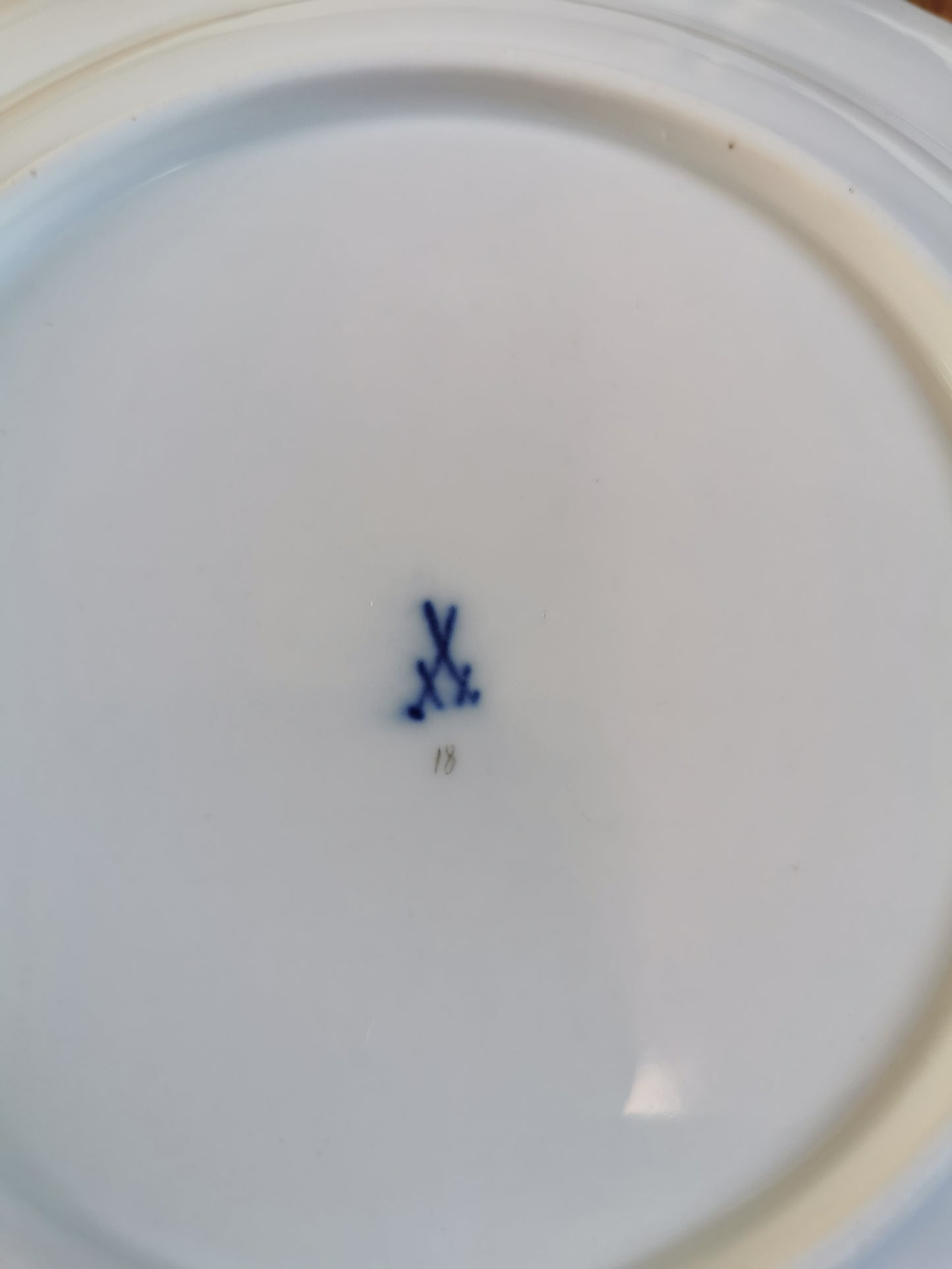 Assiette en porcelaine de Meissen