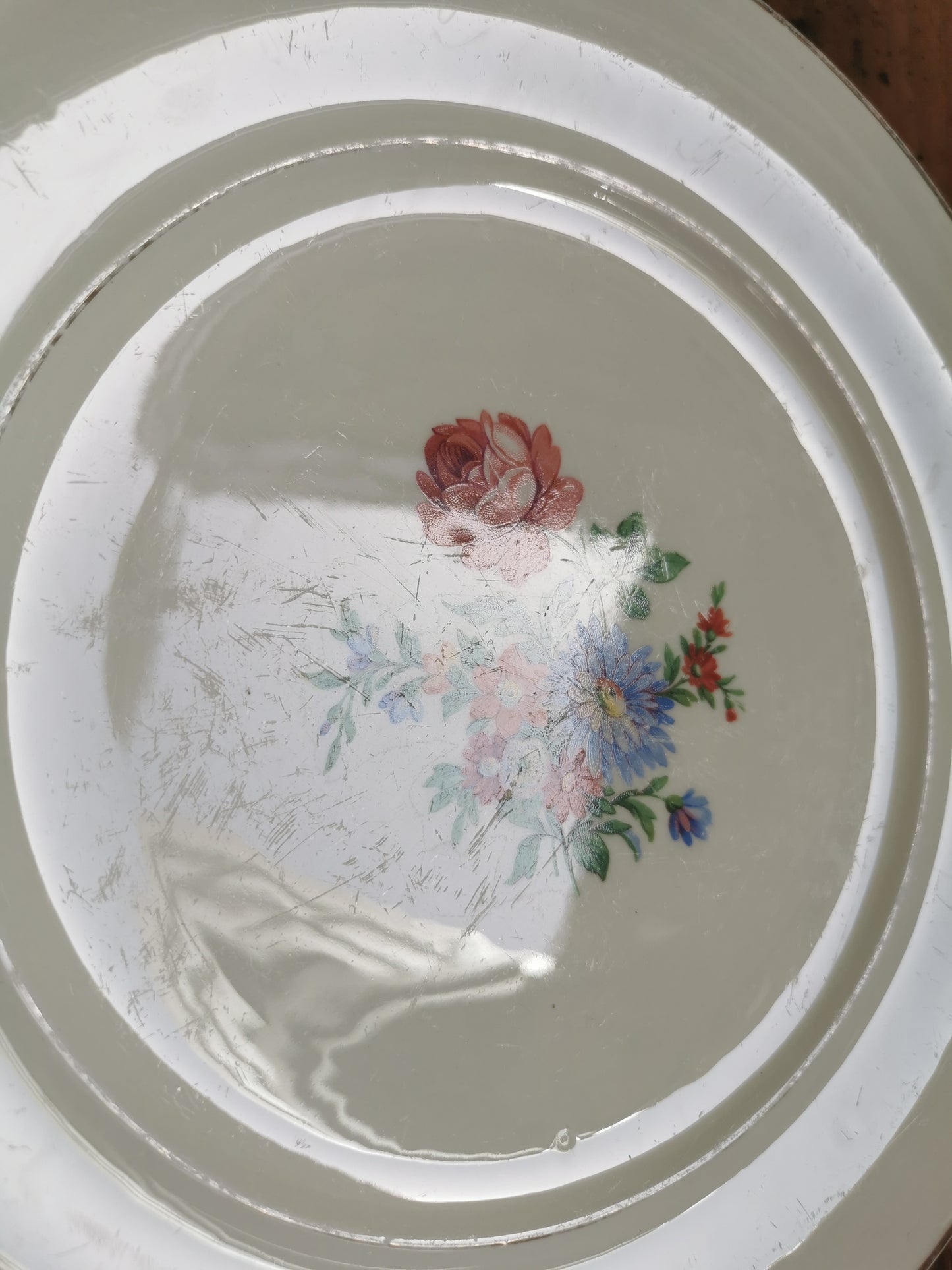 Plat à gâteaux Ceranord, fleuri