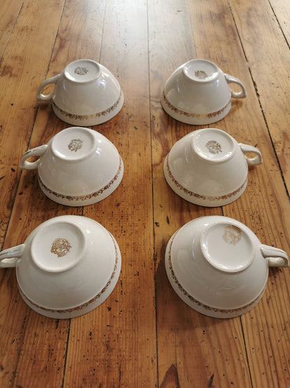 Grandes tasses vintage Moulin des Loups 