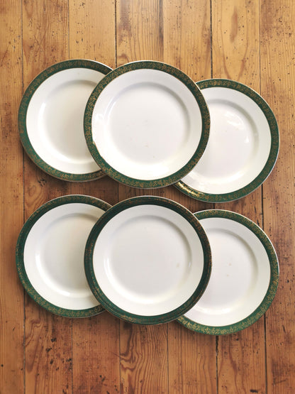 Assiettes plates Digoin & Sarreguemines, Beryl