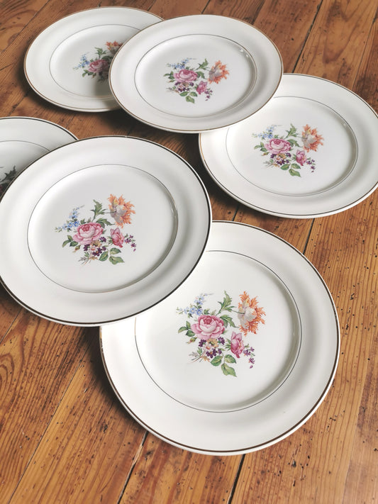 Assiettes plates Ceranord, Jeannine