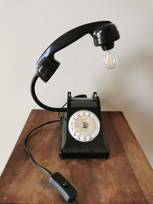 Lampe vintage BakéLight, noire